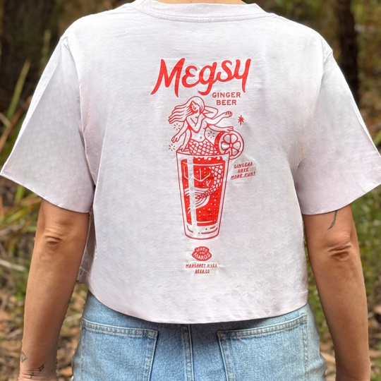 MEGSY CROPPED LADIES TEE